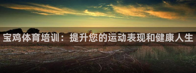 欧陆娱乐稳中：宝鸡体育培训：提升您的运动表现和健康人