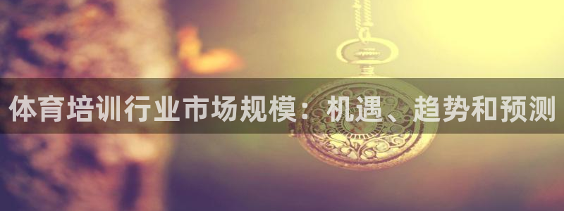 欧陆娱乐测试网站：体育培训行业市场规模：机遇、趋势和